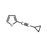 CAS#: 445424-06-6, 2-(2-Cyclopropylethynyl)Thiophene