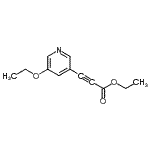 CAS 登录号：445492-11-5， 乙基3-(5-乙氧基-3-吡啶基)-2-丙炔酸酯