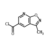 CAS#: 445496-31-1, 3-Methyl[1,2]Oxazolo[5,4-b]Pyridine-5-Carbonyl Chloride