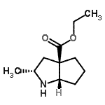 CAS#: 446064-12-6, Ethyl (2R,3aR,6aS)-2-Methylhexahydrocyclopenta[b]Pyrrole-3A(1H)-Carboxylate