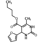 CAS#: 446252-19-3, Butyl 4-(2-Furyl)-6-Methyl-2-Oxo-1,2,3,4-Tetrahydro-5-Pyrimidinecarboxylate