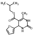CAS#: 446252-20-6, Isobutyl 4-(2-Furyl)-6-Methyl-2-Oxo-1,2,3,4-Tetrahydro-5-Pyrimidinecarboxylate