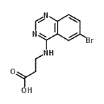 CAS#: 446829-14-7, N-(6-Bromo-4-Quinazolinyl)-beta-Alanine