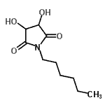 CAS#: 446833-95-0, 1-Hexyl-3,4-Dihydroxy-Pyrrolidine-2,5-Dione