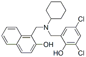 CAS#: 4479-38-3, 1-[[Cyclohexyl-[(3,5-Dichloro-2-Hydroxy-Phenyl)Methyl]Amino]Methyl]Naphthalen-2-Ol