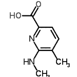 CAS#: 448920-94-3, 5-Methyl-6-(Methylamino)-2-Pyridinecarboxylic Acid