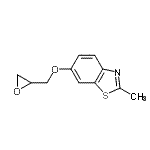 CAS#: 449756-84-7, 2-Methyl-6-(2-Oxiranylmethoxy)-1,3-Benzothiazole