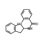 CAS 登录号：450348-95-5， N-(2,3-二氢-1H-茚-2-基)-2-羟基苯甲酰胺