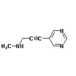 CAS#: 450357-09-2, N-Methyl-3-(5-Pyrimidinyl)-2-Propyn-1-Amine