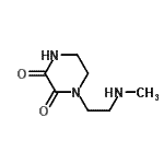 CAS 登录号：451453-63-7， 1-[2-(甲基氨基)乙基]-2,3-哌嗪二酮