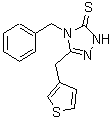 CAS#: 451502-05-9, 4-Benzyl-5-(3-Thienylmethyl)-2,4-Dihydro-3H-1,2,4-Triazole-3-Thione