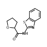 CAS#: 452351-71-2, N-(1,3-Benzothiazol-2-Yl)Tetrahydro-2-Furancarboxamide