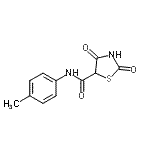 CAS#: 452368-71-7, N-(4-Methylphenyl)-2,4-Dioxo-1,3-Thiazolidine-5-Carboxamide