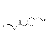 CAS#: 452911-13-6, (1R,2R)-N-(trans-4-Ethylcyclohexyl)-2-(Hydroxymethyl)Cyclopropanecarboxamide