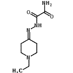 CAS 登录号：453514-61-9， 2-[2-(1-乙基-4-哌啶基亚基)肼基]-2-氧代乙酰胺