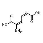 CAS#: 4548-99-6, (2E,4Z)-2-Amino-2,4-Hexadienedioic Acid