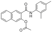 CAS#: 4569-00-0, 2-(N-(2,4-Dimethylphenyl)carbamoyl)-3-naphthyl acetate