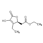 CAS#: 457604-25-0, Ethyl [(2S)-3-Ethyl-4-Hydroxy-5-Oxo-2,5-Dihydro-2-Furanyl]Acetate