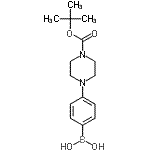 CAS#: 457613-78-4, [4-(4-{[(2-Methyl-2-Propanyl)Oxy]Carbonyl}-1-Piperazinyl)Phenyl]Boronic Acid