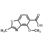 CAS#: 457947-78-3, 4-Methoxy-2-Methyl-1,3-Benzothiazole-5-Carboxylic Acid