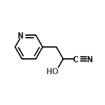 CAS#: 458528-65-9, 2-Hydroxy-3-(3-Pyridinyl)Propanenitrile