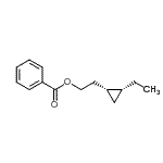 CAS#: 458538-57-3, 2-[(1R,2R)-2-Ethylcyclopropyl]Ethyl Benzoate