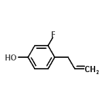 CAS#: 459432-61-2, 4-Allyl-3-Fluorophenol