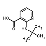 CAS#: 460044-25-1, 2-[(2-Methyl-2-Propanyl)Amino]Nicotinic Acid
