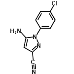 CAS 登录号：460331-57-1， 5-氨基-1-(4-氯苯基)-1H-吡唑-3-甲腈