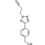 CAS#: 460363-92-2, 3-[5-(4-Ethylphenyl)-2H-Tetrazol-2-Yl]Propanenitrile