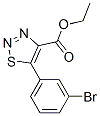 CAS#: 4609-47-6, Ethyl 5-(3-Bromophenyl)Thiadiazole-4-Carboxylate