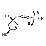 CAS#: 460990-23-2, (1R,3S)-1-[3-(Trimethylsilyl)-2-Propyn-1-Yl]-4-Cyclopentene-1,3-Diol