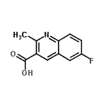 CAS#: 461026-47-1, 6-Fluoro-2-Methyl-3-Quinolinecarboxylic Acid