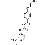 CAS#: 462095-64-3, 3-{[(4-Propoxybenzoyl)Carbamothioyl]Amino}Benzoic Acid