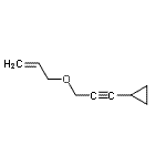 CAS 登录号：462113-28-6， [3-(烯丙氧基)-1-丙炔-1-基]环丙烷