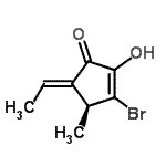 CAS#: 462116-80-9, (4S,5E)-3-Bromo-5-Ethylidene-2-Hydroxy-4-Methyl-2-Cyclopenten-1-One