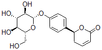 CAS#: 4624-52-6, (S)-6-[4-(beta-D-Glucopyranosyloxy)Phenyl]-5,6-Dihydro-2H-Pyran-2-One