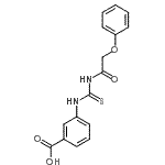 CAS#: 462602-90-0, 3-{[(Phenoxyacetyl)Carbamothioyl]Amino}Benzoic Acid