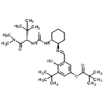 CAS#: 462632-54-8, [3-Tert-Butyl-5-[(E)-[(1R,2R)-2-[[(1S)-1-(Dimethylcarbamoyl)-2,2-Dimethyl-Propyl]Carbamothioylamino]Cyclohexyl]Iminomethyl]-4-Hydroxy-Phenyl] 2,2-Dimethylpropanoate
