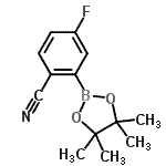 CAS#: 463335-96-8, 4-Fluoro-2-(4,4,5,5-Tetramethyl-1,3,2-Dioxaborolan-2-Yl)Benzonitrile