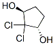 CAS 登录号：465-61-2， (1S,3S)-2,2-二氯环戊烷-1,3-二醇