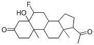 CAS#: 4660-45-1, 17-Acetyl-6-Fluoro-5-Hydroxy-10,13-Dimethyl-2,4,6,7,8,9,11,12,14,15,16,17-Dodecahydro-1H-Cyclopenta[a]Phenanthren-3-One