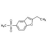 CAS#: 466677-89-4, 2-Ethyl-5-(Methylsulfonyl)-1-Benzofuran