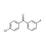 CAS 登录号：46698-36-6， (4-氯苯基)(3-氟苯基)甲酮