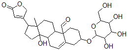 CAS#: 468-15-5, 3Β-(beta-D-Glucopyranosyloxy)-14-Hydroxy-19-Oxocarda-5,20(22)-Dienolide