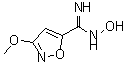 CAS 登录号：468067-96-1， N-羟基-3-甲氧基-1,2-恶唑-5-甲脒