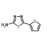 CAS#: 4683-00-5, 5-(2-Thienyl)-1,3,4-Thiadiazol-2-Amine