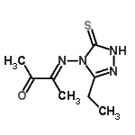 CAS#: 468753-38-0, (3E)-3-[(3-Ethyl-5-Thioxo-1,5-Dihydro-4H-1,2,4-Triazol-4-Yl)Imino]-2-Butanone
