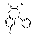 CAS#: 4699-82-5, 7-Chloro-3-Methyl-5-Phenyl-1,3-Dihydro-2H-1,4-Benzodiazepin-2-One