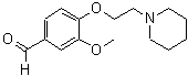 CAS#: 46995-88-4, 3-Methoxy-4-[2-(1-Piperidinyl)Ethoxy]Benzaldehyde